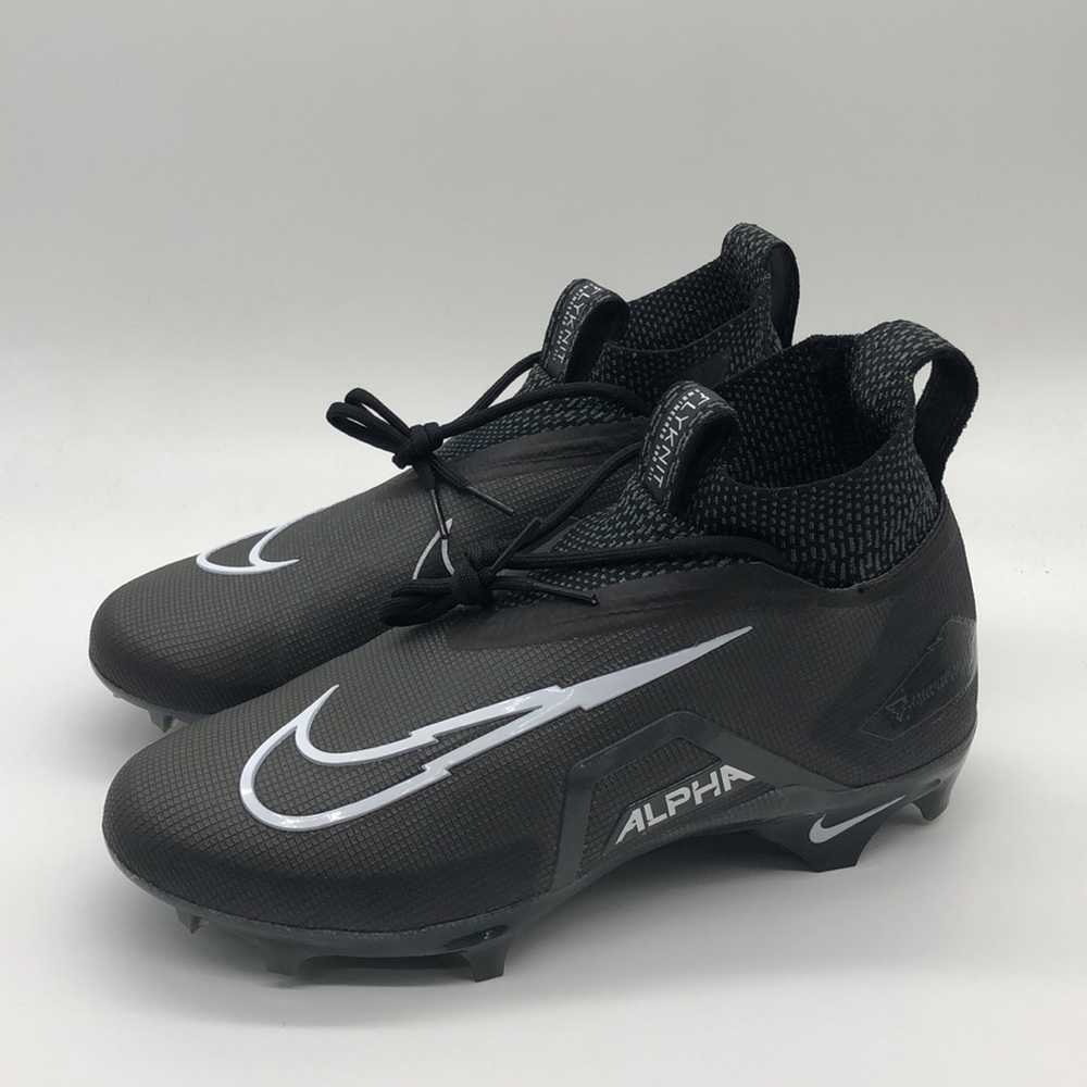 USED Nike Men’s Nike Alpha Menace Elite 3 Black/White CT6648-010 No Box - Picture 4 of 5